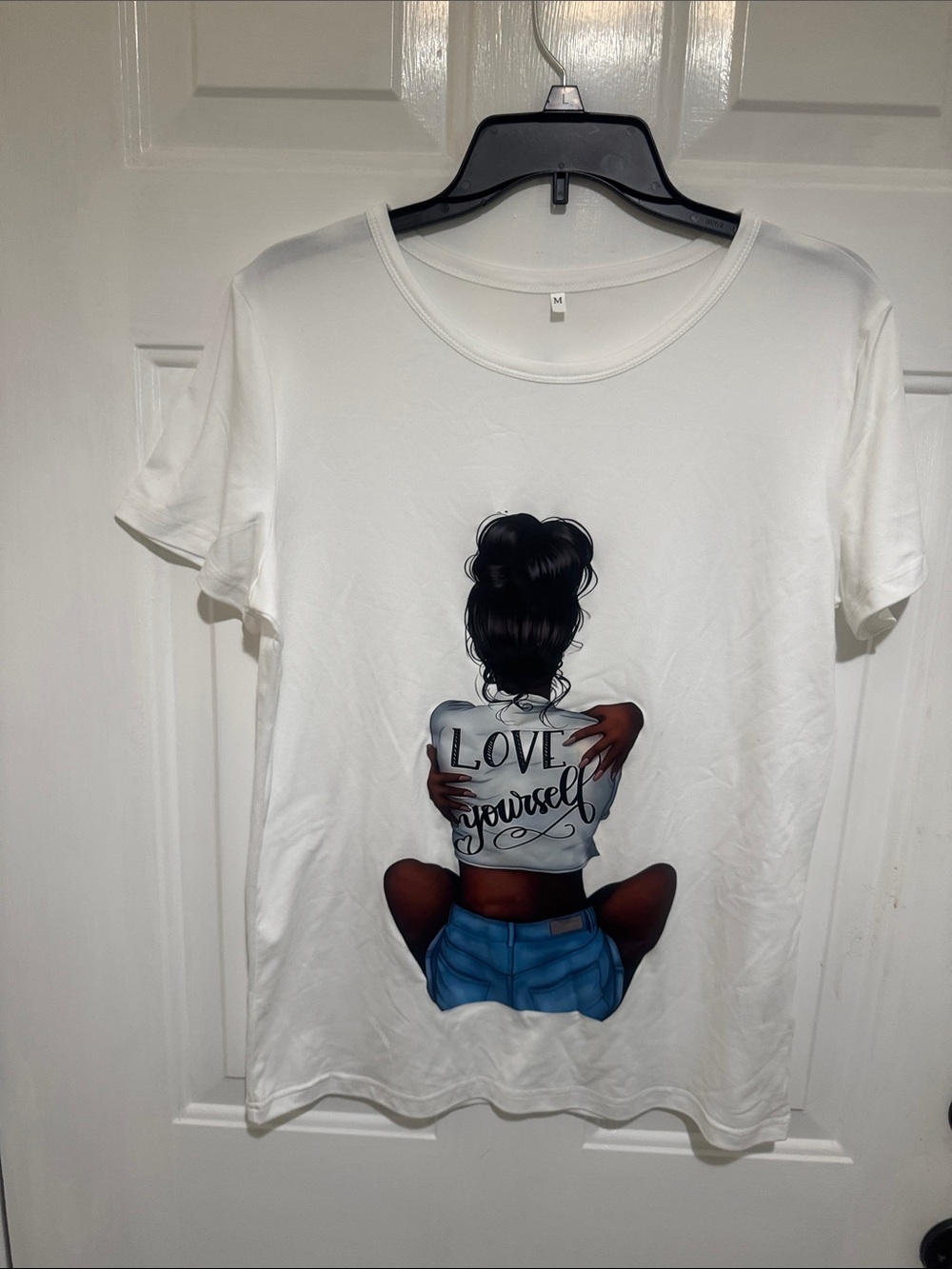Love Yourself Graphic Tee - White